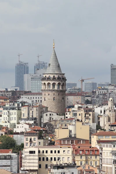 Torre Galata em Beyoglu, Istambul — Fotografia de Stock