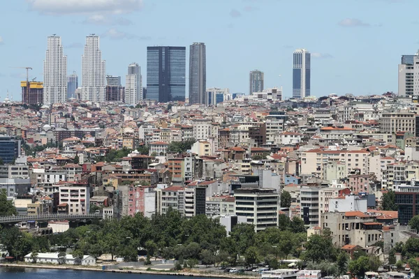 Galata ve Karaköy bölge Istanbul içi — Stok fotoğraf