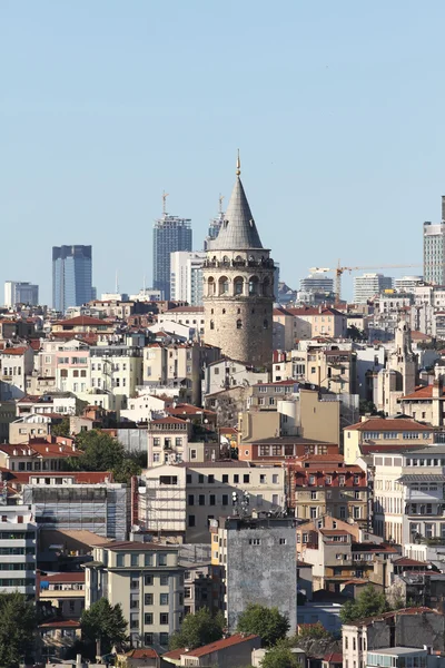 Galata a Karakoy okres v městě Istanbulu — Stock fotografie