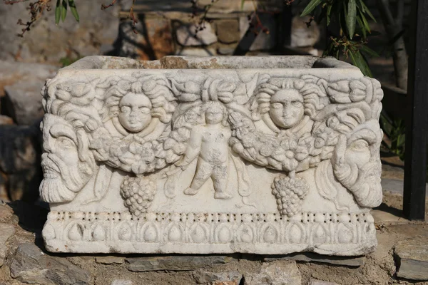 Sarcophage dans le château de Bodrum — Photo