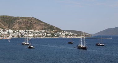 Bodrum şehir Türkiye'de