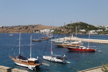 Bodrum şehir Türkiye'de