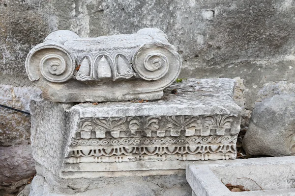 Ruínas em Castelo de Bodrum — Fotografia de Stock