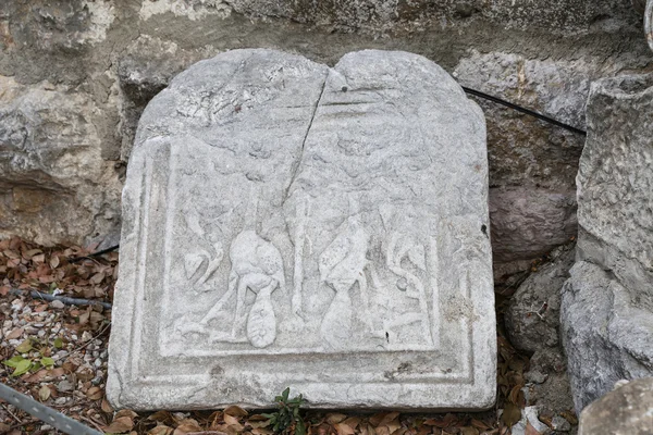 Knight symboly v hradu Bodrum — Stock fotografie