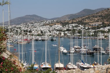 Bodrum şehir Türkiye'de