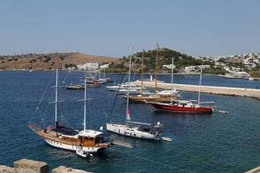 Bodrum şehir Türkiye'de