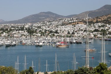 Bodrum şehir Türkiye'de
