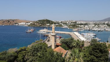 Bodrum şehir Türkiye'de