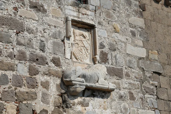 ボドルム城の騎士シンボル — ストック写真