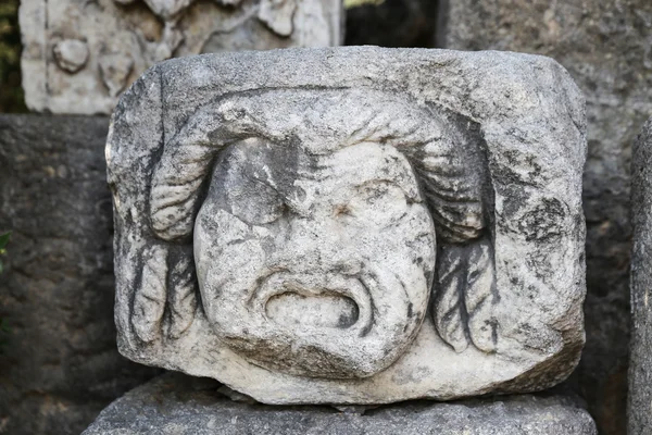 Face Relief no Castelo de Bodrum — Fotografia de Stock