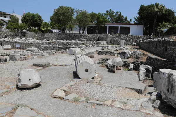 Mauzoleum w Halikarnasie w mieście Bodrum — Zdjęcie stockowe