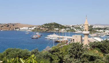 Bodrum şehir Türkiye'de