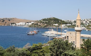 Bodrum şehir Türkiye'de