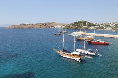 Bodrum şehir Türkiye'de