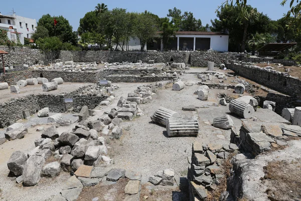 Mausoleo en Halicarnassus en Bodrum Town — Foto de Stock
