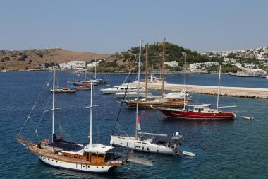 Bodrum şehir Türkiye'de