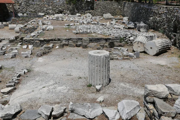 Mausoleum at Halicarnassus in Bodrum Town — Stock Photo, Image