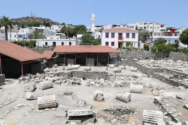 Mausoleo en Halicarnassus en Bodrum Town — Foto de Stock