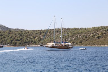 Bodrum'da yelkenli