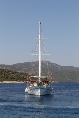 Bodrum'da yelkenli