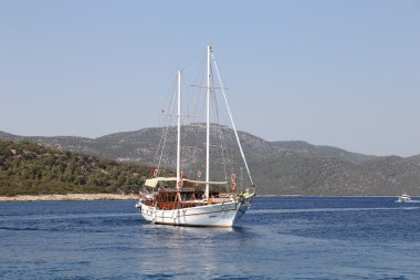 Bodrum'da yelkenli
