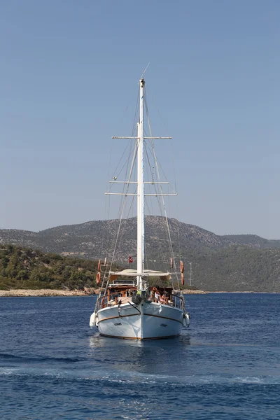 Velero en Bodrum — Foto de Stock