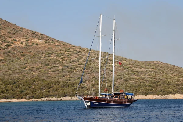 Veleiro em Bodrum — Fotografia de Stock