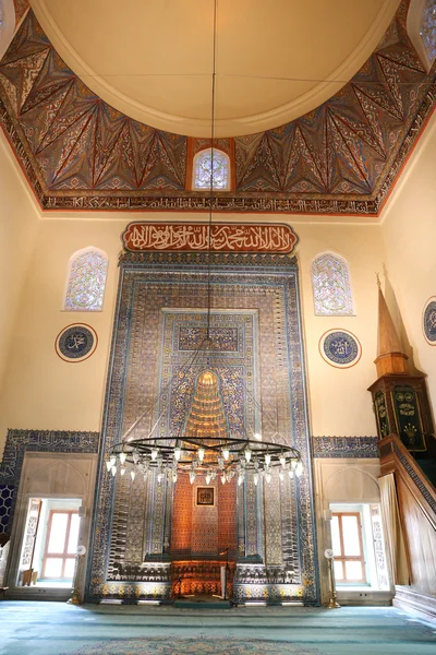 Zelenou mešitu ve městě Bursa — Stock fotografie