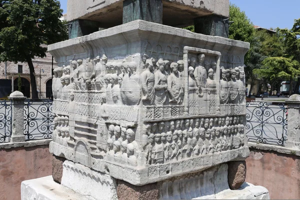 Base dell'Obelisco di Teodosio — Foto Stock