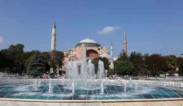 Muzeum Hagia Sophia v Istanbulu City — Stock fotografie