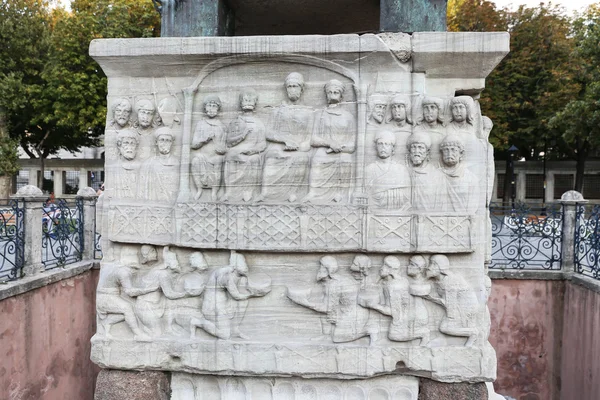 Basis van de Obelisk van Theodosius — Stockfoto