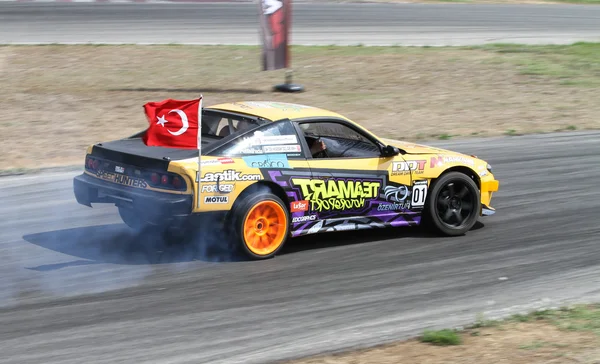 Apex Mistrzowie: tureckich Drift Series Izmit wyścigu — Zdjęcie stockowe