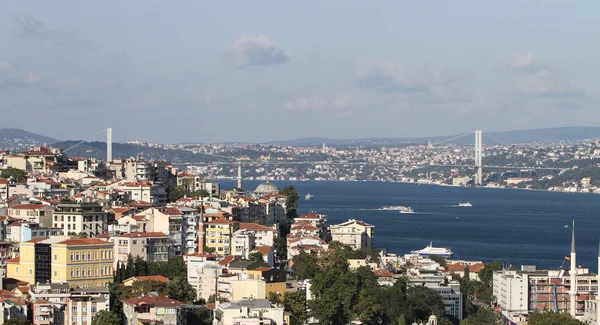 Galata och Karakoy distriktet i Istanbul city — Stockfoto