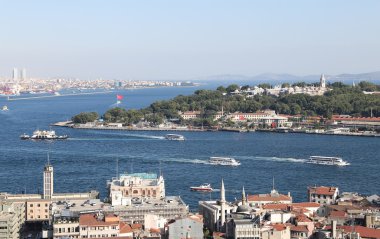 Karaköy ve Topkapı Sarayı Istanbul içi