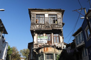 BURSA, TURKEY - 12 Ekim 2020: Trilye İlçesindeki Eski Ev, Bursa Kenti, Türkiye