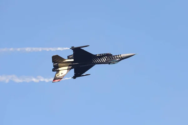 Bursa Turkey October 2020 Soloturk Air Aerobatics Show Mudanya District — 图库照片