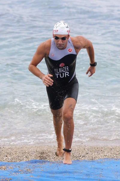 Istanbul Türkei Oktober 2020 Undefinierter Athlet Schwimmen Beim Istanbul Sprint — Stockfoto