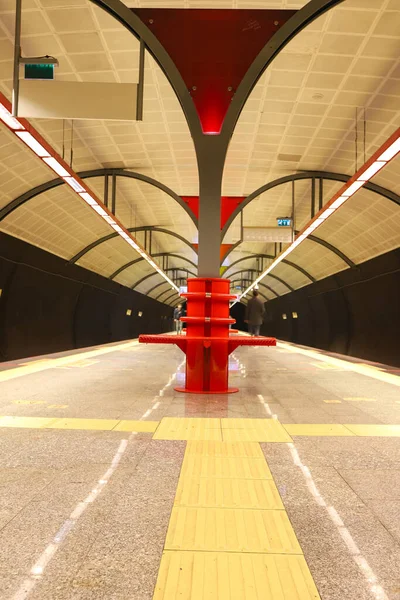 Inomhus Över Tom Tunnelbanestation — Stockfoto