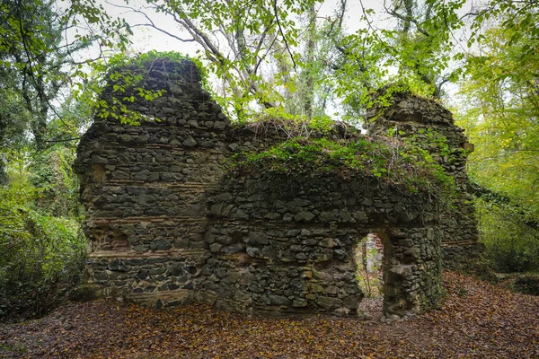 Ruins Georges Anglican Church Istanbul City Turkey — Stock Photo, Image