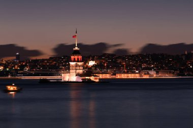 İstanbul Boğazı 'ndaki Bakireler Kulesi, İstanbul Kenti, Türkiye