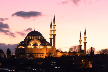 Günbatımında İstanbul 'da Süleyman Camii, Türkiye