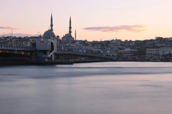 Ponte Galata Corno Oro Istanbul Turchia — Foto Stock