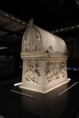 İstanbul Arkeoloji Müzeleri 'nde Sidon' un Lycian lahiti, İstanbul Şehri, Türkiye