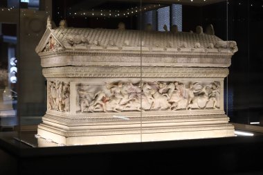 Alexander Sarcophagus, İstanbul Arkeoloji Müzeleri, İstanbul Şehri, Türkiye
