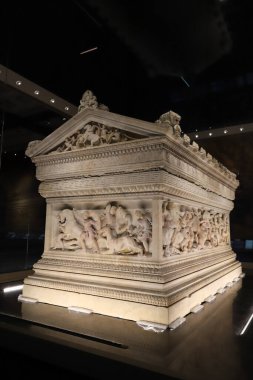 Alexander Sarcophagus, İstanbul Arkeoloji Müzeleri, İstanbul Şehri, Türkiye