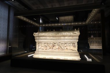 Alexander Sarcophagus, İstanbul Arkeoloji Müzeleri, İstanbul Şehri, Türkiye