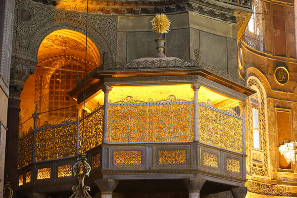 Hagia Sophia Mosque in Istanbul City, Turkey
