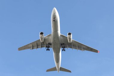 ISTANBUL, TURKEY - 31 Ocak 2021: Türk Havayolları Kargo Airbus A330-243F (CN 1550) İstanbul Atatürk Havalimanı 'na indi.