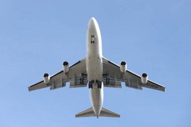 ISTANBUL, TURKEY - 31 Ocak 2021: ACT Airlines Boeing 747-481BDSF (CN 25641) İstanbul Atatürk Havalimanı 'na indi.