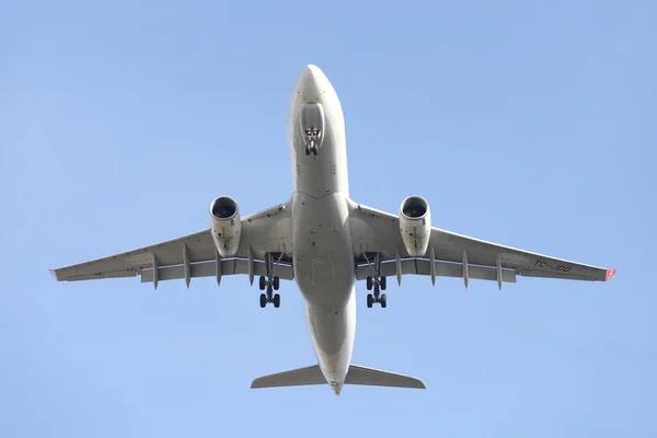 Istanbul Turquía Enero 2021 Turkish Airlines Cargo Airbus A330 243F — Foto de Stock